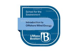 Sample badge for Intro to Offshore Wind Energy