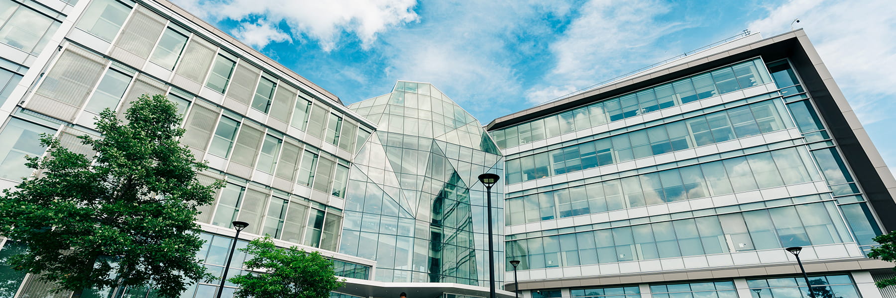 Exterior of the Integrated Sciences Complex.